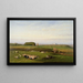 in der römischen Landschaft - George Inness — gerahmtes Bild an der Wand