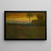 Landschaft Abendslandschaft - George Inness — gerahmtes Bild an der Wand