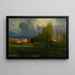 Studie der Landschaft - George Inness — gerahmtes Bild an der Wand