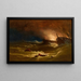 Tragödie auf See - George Inness — gerahmtes Bild an der Wand