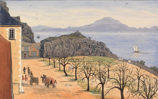 George Lothian Hall - The Mountains of Africa from the Hospital at Gilbraltar.webp