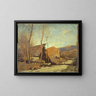 George M Bruestle - Late Autumn Afternoon.webp