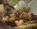 Un ragazzo di fattoria con un asino, dei maiali e un cane da pastore - George Morland — vista dell’opera