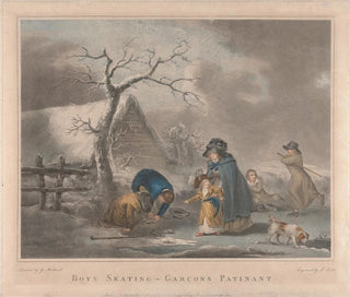Ragazzi con pattini - George Morland — vista dell’opera