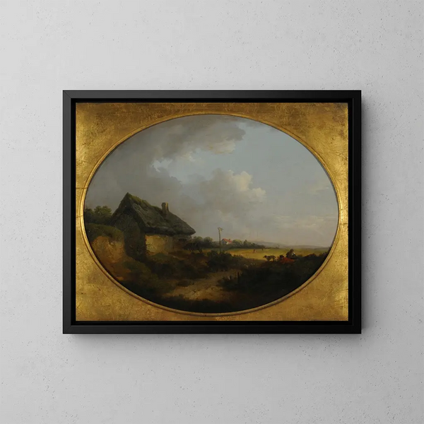 Paesaggio - George Morland — quadro incorniciato alla parete