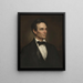 Abraham Lincoln - George Peter Alexander Healy — gerahmtes Bild an der Wand