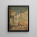 Eine Ansicht von O'Connell Street in Dublin - George Petrie — gerahmtes Bild an der Wand