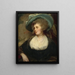 Lady Arabella Ward - George Romney — framed artwork on a wall