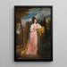 Portrait of Lady Elizabeth Capell Lady Monson - George Romney — framed artwork on a wall