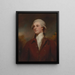 Portrait painting of Bryan Cooke d'Owston - George Romney — framed artwork on a wall