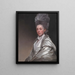 Portrait of Jane Dawkes Robinson - George Romney — framed artwork on a wall