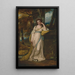 Portrait of Madame Deborah Jemima Maxwell - George Romney — framed artwork on a wall