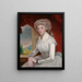 Portrait of Mrs. William Maguire - George Romney — framed artwork on a wall