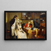 Unterschrift des Ehevertrags - George Sheridan Knowles — gerahmtes Bild an der Wand