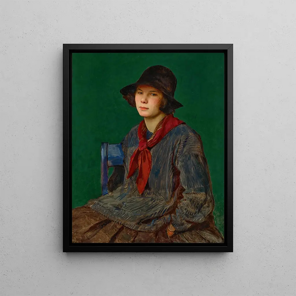 George Spencer Watson - Portrait of a girl.webp
