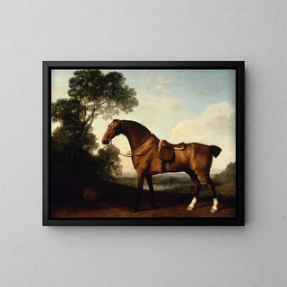 George Stubbs - A Saddled Bay Hunter.webp