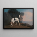 Foxhound sur la Piste - George Stubbs — gerahmtes Bild an der Wand