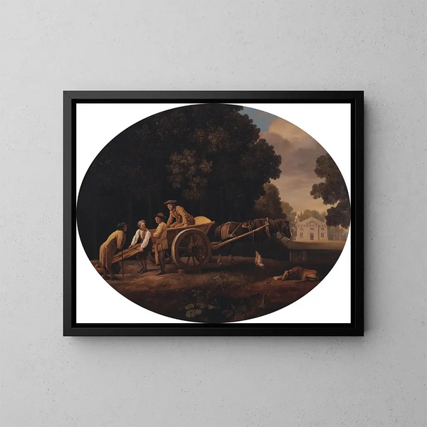 Arbeiter - George Stubbs — gerahmtes Bild an der Wand