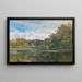 L'Étang du moulin, Evelyn Woods - George Vicat Cole — framed artwork on a wall