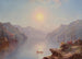 Flusslandschaft bei Dämmerung - George W Waters — Ansicht des Kunstwerks