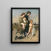 Das Feriengruppenbild Die Schwimmer - George Washington Lambert — gerahmtes Bild an der Wand
