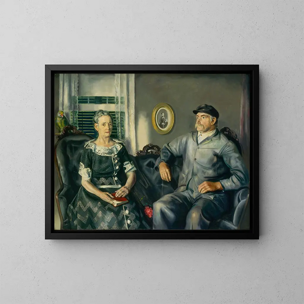 Monsieur et Madame Phillip Wase - George Wesley Bellows — gerahmtes Bild an der Wand