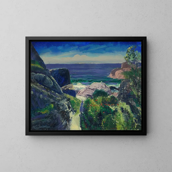 Point du Paradis - George Wesley Bellows — gerahmtes Bild an der Wand