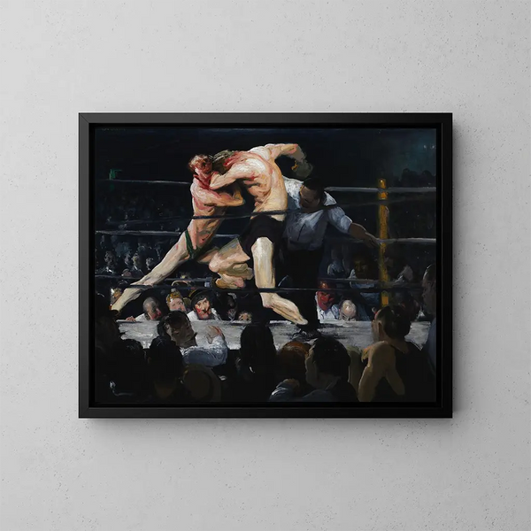 Cervo chez Sharkey's - George Wesley Bellows — quadro incorniciato alla parete