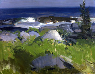George Wesley Bellows - Vine Clad ShoreMonhegan Island.webp