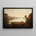 Paesaggio con Indiani - George Winter — quadro incorniciato alla parete