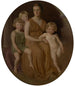 Ritratto di Mme John J. Albright e dei suoi figli - George de Forest Brush — vista dell’opera