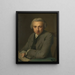 Ritratto di Louis Métayer Phz Orafo e Collezionista d'Arte - George van der Mijn — quadro incorniciato alla parete