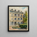 Haus von Franklin, rue Raynouard, Passy - Georges - Henri Manesse — gerahmtes Bild an der Wand