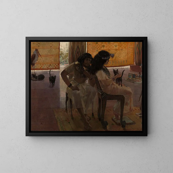 L Ägyptische Ära - Georges Antoine Rochegrosse — gerahmtes Bild an der Wand
