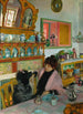 Marie Rochegrosse in the dining room - Georges Antoine Rochegrosse — artwork view