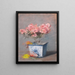 L'Azalée rose - Georges Hugo — framed artwork on a wall