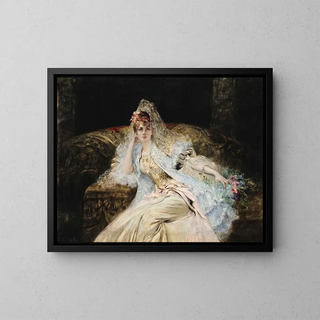 Georges Jules Victor Clairin - Lady with a mantilla.webp