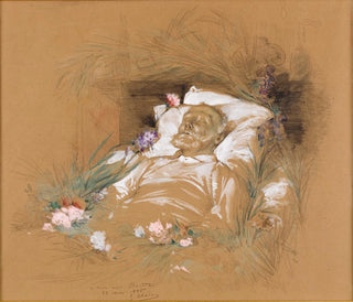Georges Jules Victor Clairin - Victor Hugo sur son lit de mort.webp