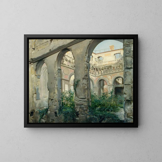 Georges Rouard - Les Ruines de lancienne Cour des comptes  lemplacement de lactuel muse dOrsay 7me arrondissement.webp