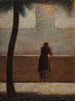 Un homme appoggiato a un parapetto - Georges Seurat — vista dell’opera