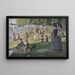 Un pomeriggio domenicale sull'Île de la Grande Jatte - Georges Seurat — quadro incorniciato alla parete
