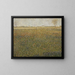 La Luzerne à Saint-Denis - Georges Seurat — quadro incorniciato alla parete