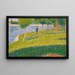 Le Saint-Cyrien - Georges Seurat — gerahmtes Bild an der Wand