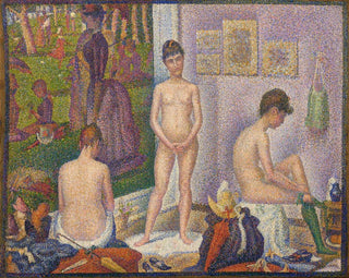 Le seduttrici insieme - Georges Seurat — vista dell’opera