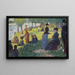 Schizzo a olio per La Grande Jatte - Georges Seurat — quadro incorniciato alla parete