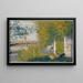 Der Brücke bei Bineau - Georges Seurat — gerahmtes Bild an der Wand