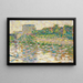 La Seine à Courbevoie - Georges Seurat — gerahmtes Bild an der Wand