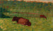 Kühe auf einer Wiese - Georges Seurat — Ansicht des Kunstwerks