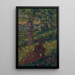Frau in einem Park - Georges Seurat — gerahmtes Bild an der Wand
