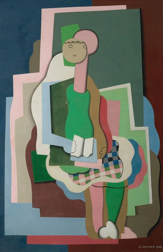 Georges Valmier - Jeune fille assise Portrait de la fille de lartiste.webp